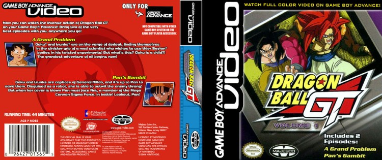 GBA Video: Dragon Ball GT Vol. 1 - Game Boy Advance | VideoGameX