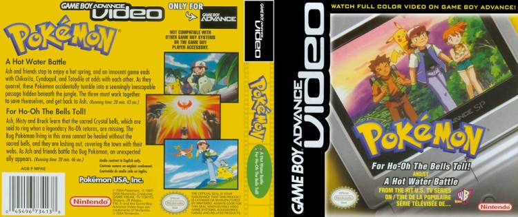 GBA Video: Pokémon - For Ho-Oh the Bells Toll! / A Hot Water Battle - Game Boy Advance | VideoGameX