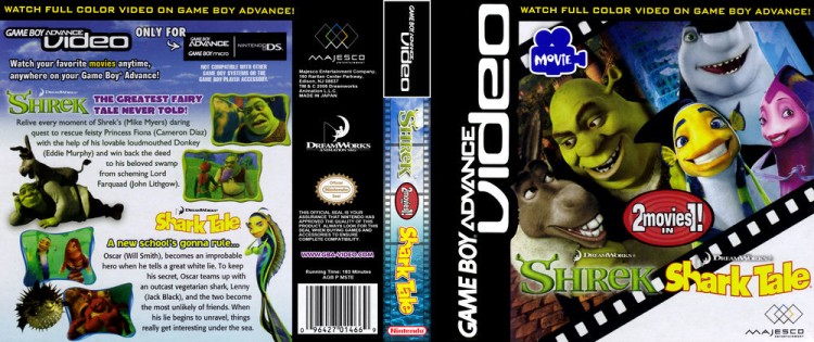 GBA Video: Shrek / Shark Tale - Game Boy Advance | VideoGameX