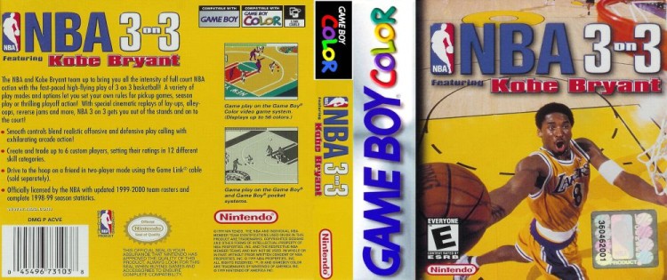 NBA 3 on 3 Featuring Kobe Bryant - Game Boy Color | VideoGameX