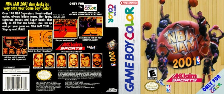 NBA Jam 2001 - Game Boy Color | VideoGameX