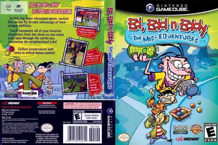 Ed, Edd n Eddy: The Mis-Edventures - Gamecube | VideoGameX