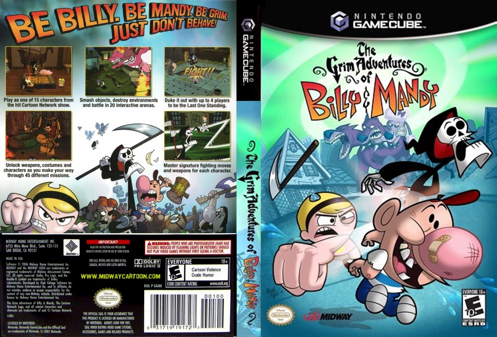 Grim Adventures Of Billy And Mandy Gamecube Videogamex