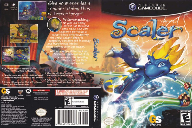 Scaler: The Shape-Shifting Chameleon - Gamecube | VideoGameX