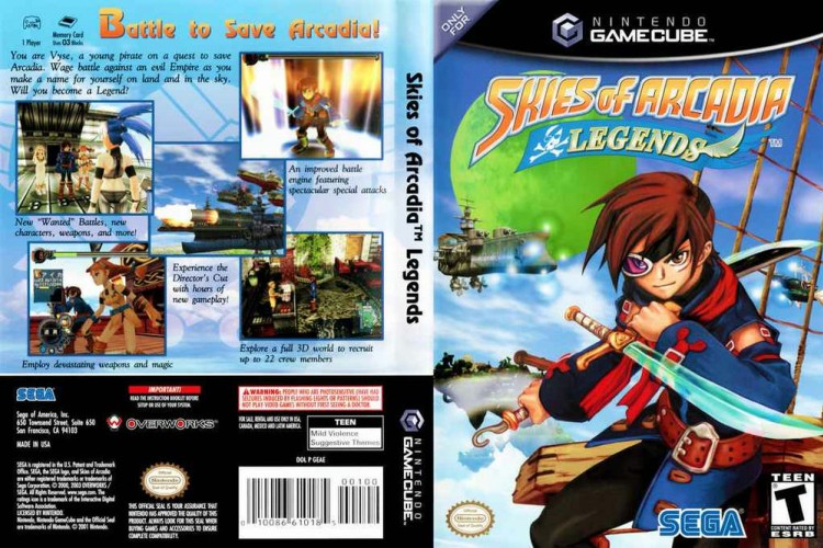 Skies of Arcadia Legends - Gamecube | VideoGameX