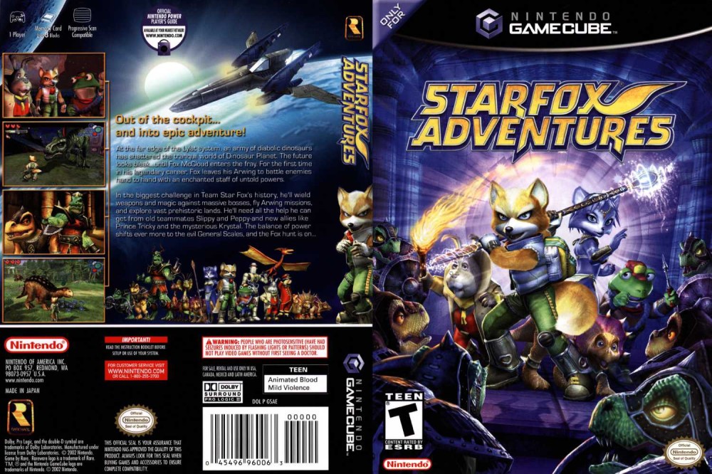 Starfox Adventures (Nintendo GameCube, 2002) for sale online
