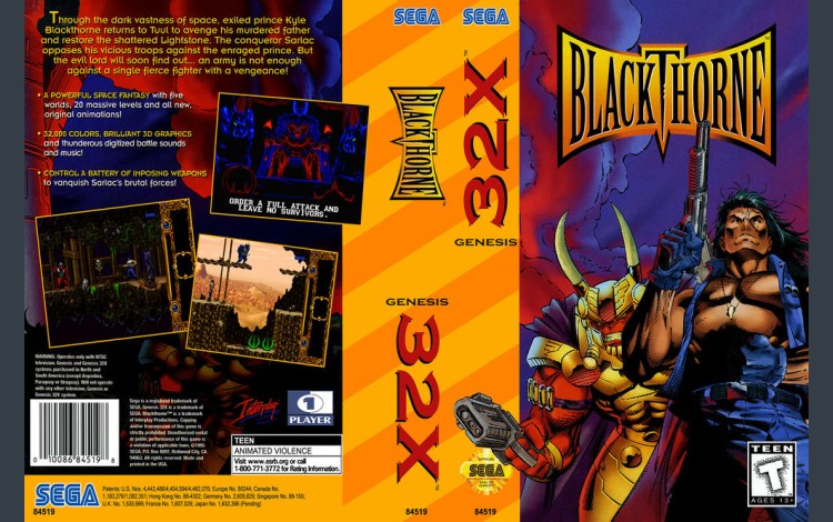 Blackthorne [32X] - Sega Genesis | VideoGameX