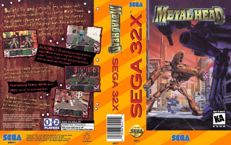 Metal Head [32X] - Sega Genesis | VideoGameX