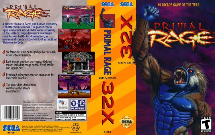 Primal Rage [32X] - Sega Genesis | VideoGameX