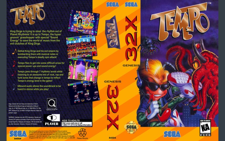 Tempo [32X] - Sega Genesis | VideoGameX