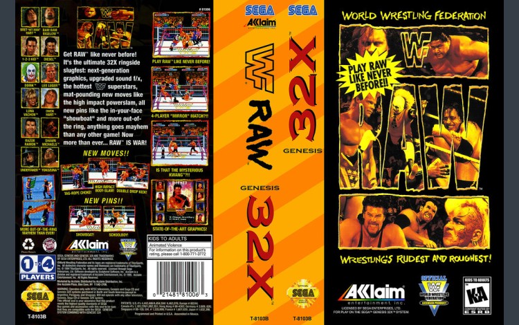 WWF Raw [32X] - Sega Genesis | VideoGameX