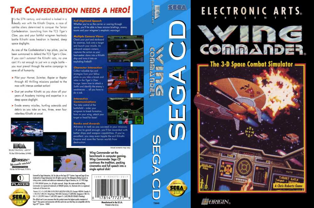 wing commander sega cd