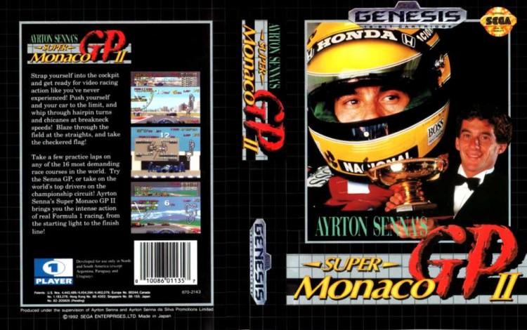 Ayrton Senna's Super Monaco GP II - Sega Genesis | VideoGameX