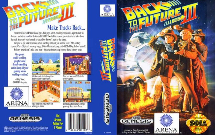 Back to the Future Part III - Sega Genesis | VideoGameX