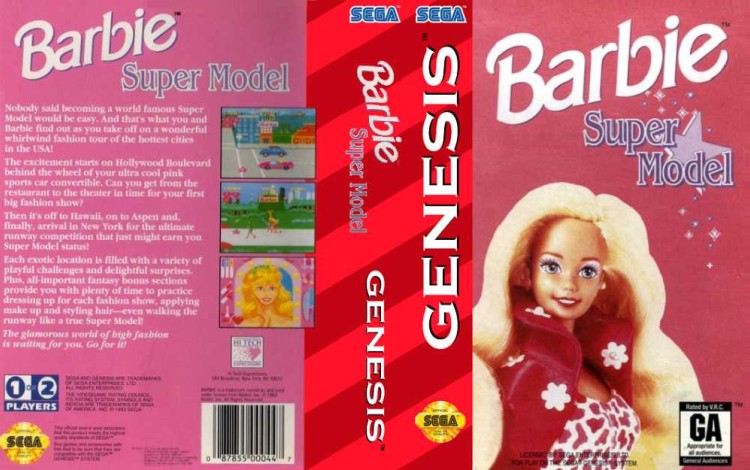 Barbie: Super Model - Sega Genesis | VideoGameX