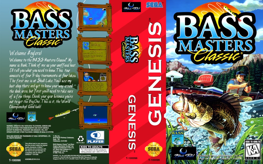 sega genesis bass masters classic