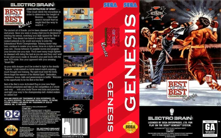 Best of the Best: Championship Karate - Sega Genesis | VideoGameX