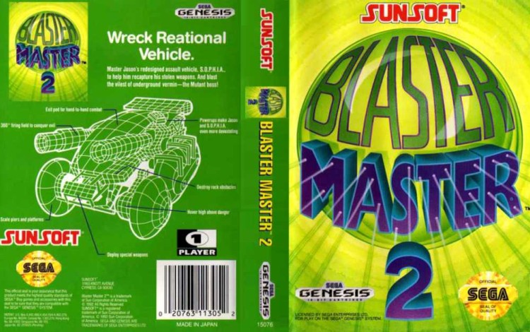 Blaster Master 2 - Sega Genesis | VideoGameX