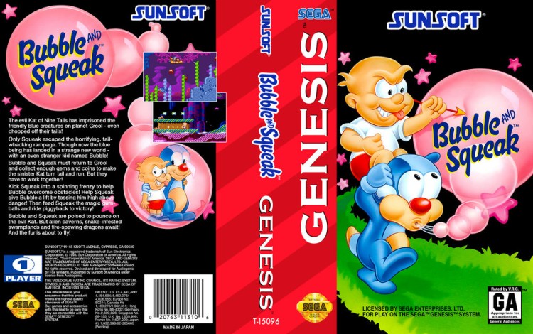 Bubble and Squeak - Sega Genesis | VideoGameX