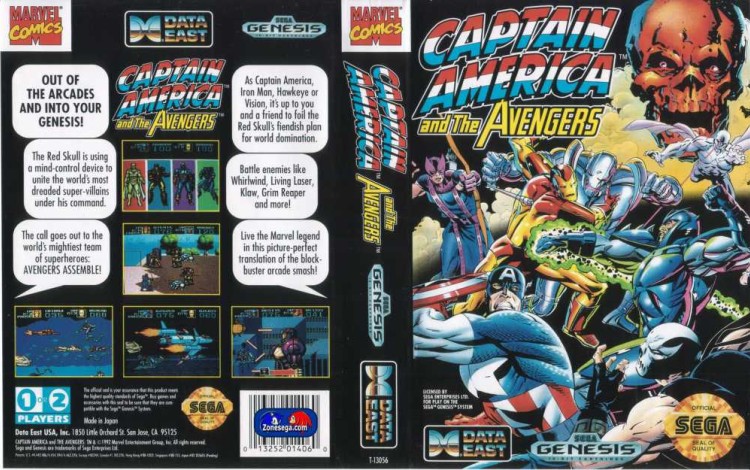 Captain America and the Avengers - Sega Genesis | VideoGameX