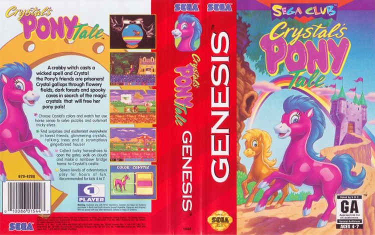 Crystal's Pony Tale - Sega Genesis | VideoGameX