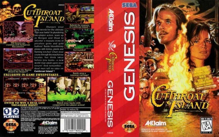 Cutthroat Island - Sega Genesis | VideoGameX