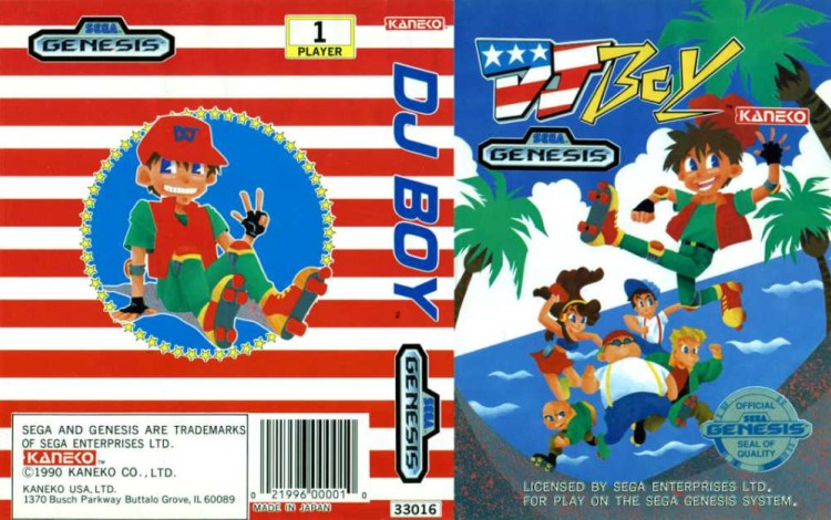 DJ Boy - Sega Genesis | VideoGameX