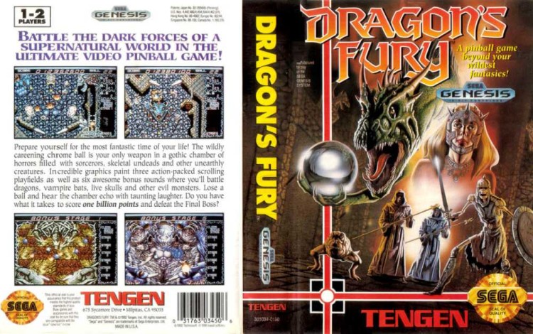 Dragon's Fury - Sega Genesis | VideoGameX