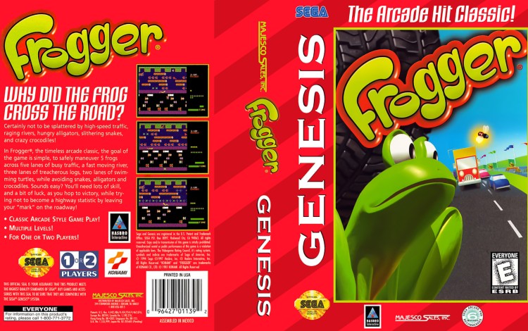 Frogger - Sega Genesis | VideoGameX