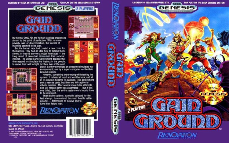 Gain Ground - Sega Genesis | VideoGameX