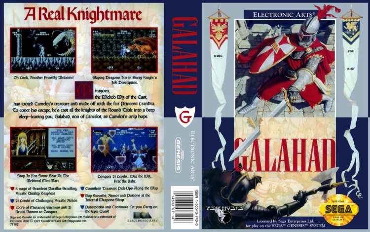 Galahad - Sega Genesis | VideoGameX