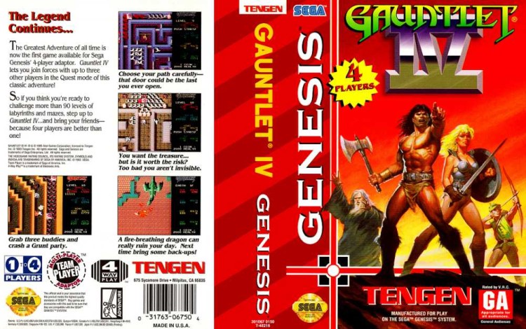 Gauntlet IV - Sega Genesis | VideoGameX