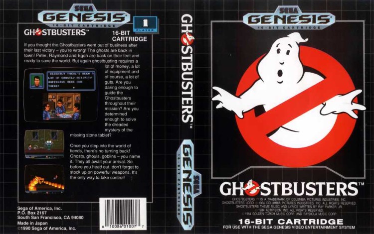 Ghostbusters - Sega Genesis | VideoGameX