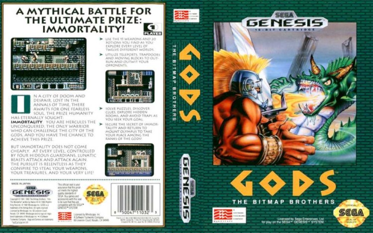 Gods - Sega Genesis | VideoGameX