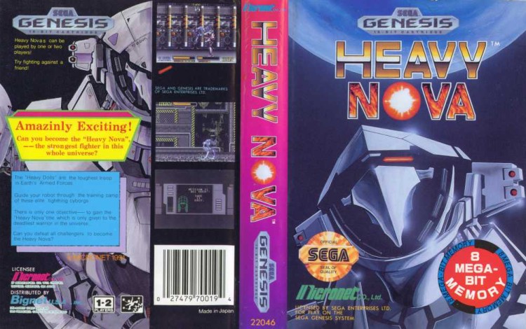 Heavy Nova - Sega Genesis | VideoGameX