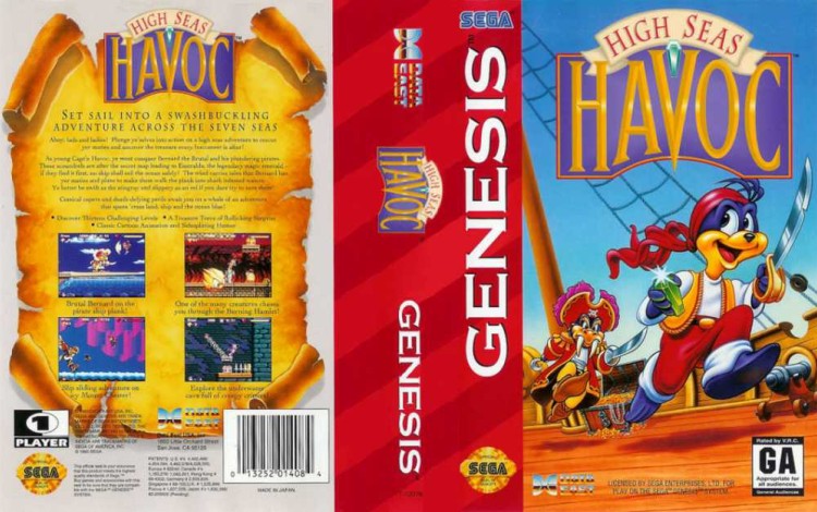 High Seas Havoc - Sega Genesis | VideoGameX