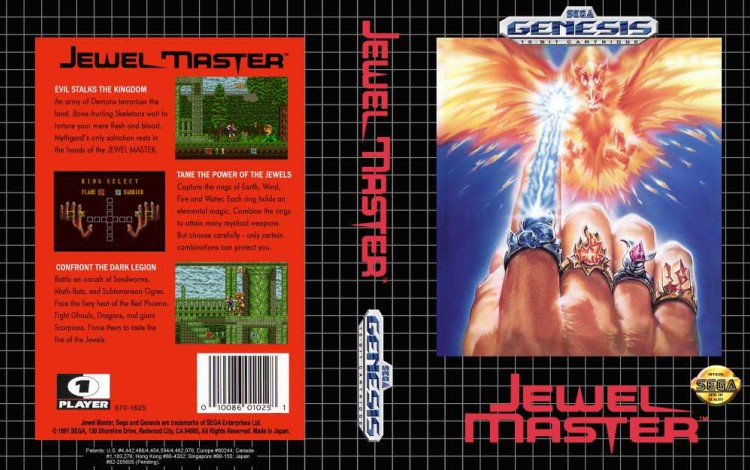 Jewel Master - Sega Genesis | VideoGameX