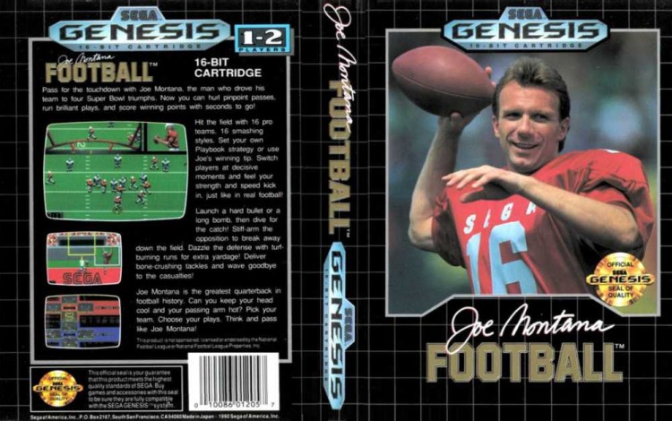 Joe Montana Football - Sega Genesis | VideoGameX