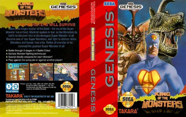 King of the Monsters - Sega Genesis | VideoGameX