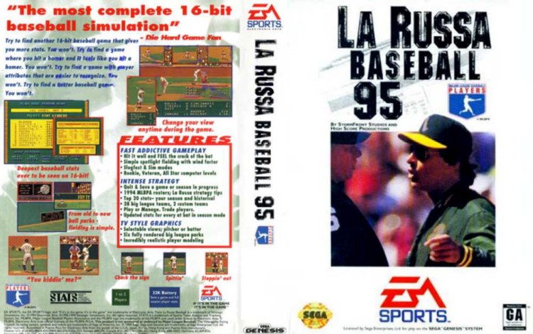 La Russa Baseball '95 - Sega Genesis | VideoGameX