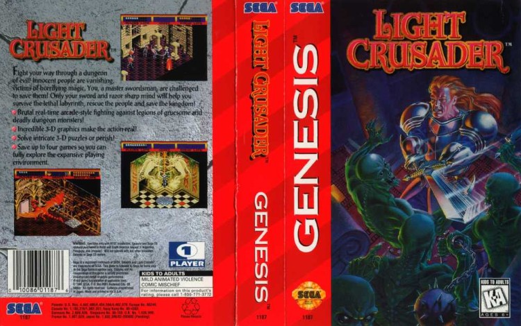Light Crusader - Sega Genesis | VideoGameX
