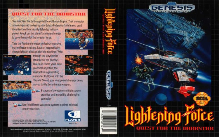 Lightening Force: Quest for the Darkstar - Sega Genesis | VideoGameX