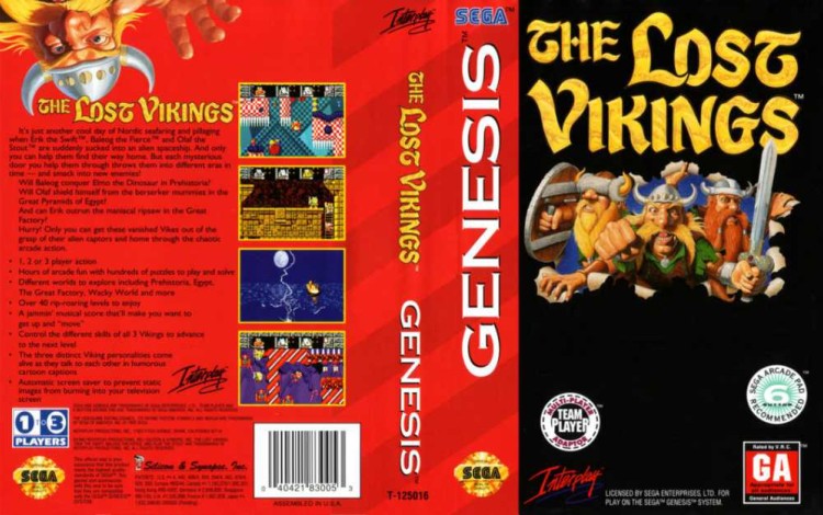 Lost Vikings, The - Sega Genesis | VideoGameX