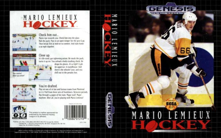 Mario Lemieux Hockey - Sega Genesis | VideoGameX