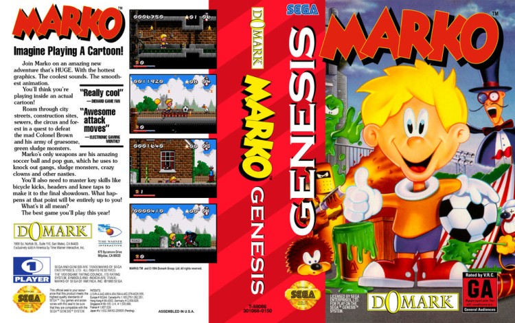 Marko - Sega Genesis | VideoGameX