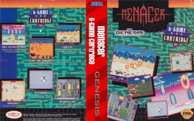 Menacer 6-Game Cartridge - Sega Genesis | VideoGameX