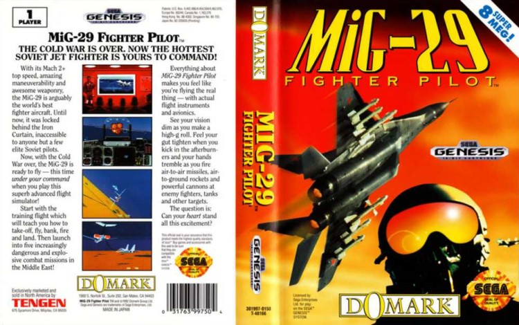 MiG-29 Fighter Pilot - Sega Genesis | VideoGameX