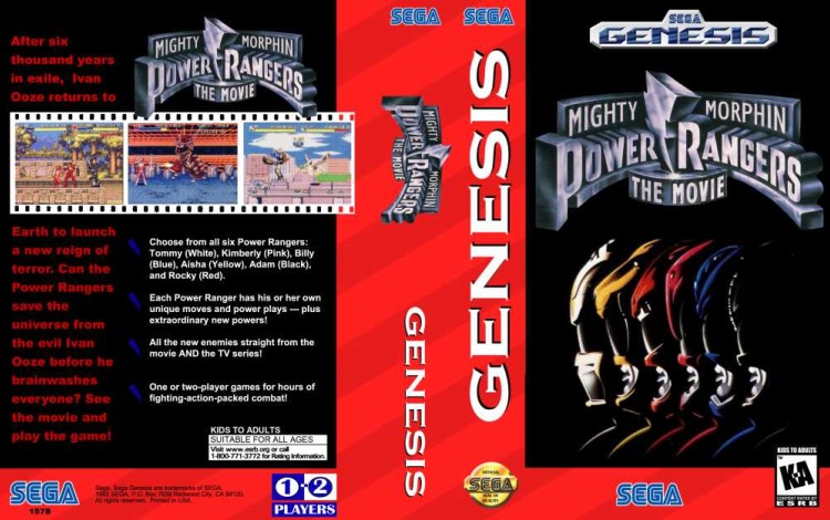 Mighty Morphin Power Rangers: The Movie - Sega Genesis | VideoGameX