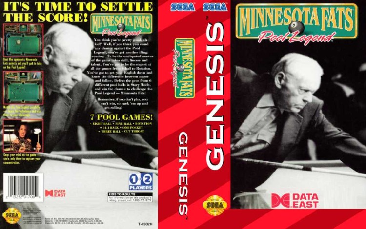 Minnesota Fats: Pool Legend - Sega Genesis | VideoGameX