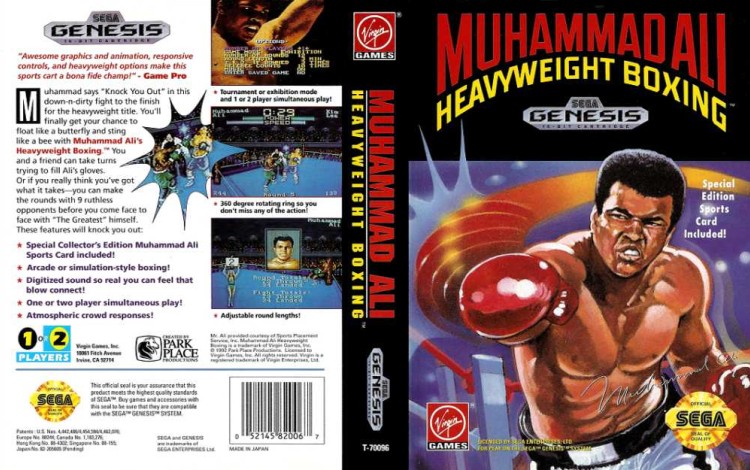 Muhammad Ali Heavyweight Boxing - Sega Genesis | VideoGameX